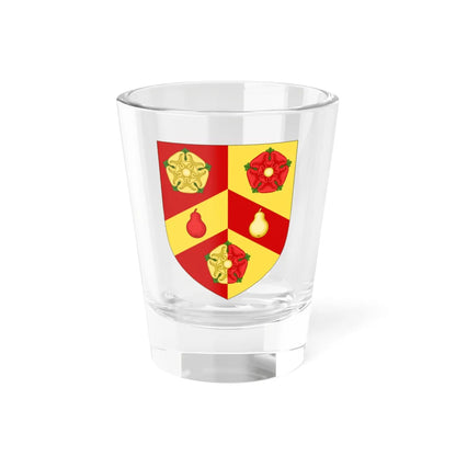 Arms of Wolfson College Oxford (England) (Coat of Arms) Shot Glass 1.5oz 1.5oz - Go Mug Yourself