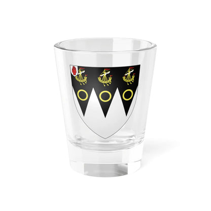 Arms of Young baronets of Partick (Scotland) (Coat of Arms) Shot Glass 1.5oz 1.5oz - Go Mug Yourself
