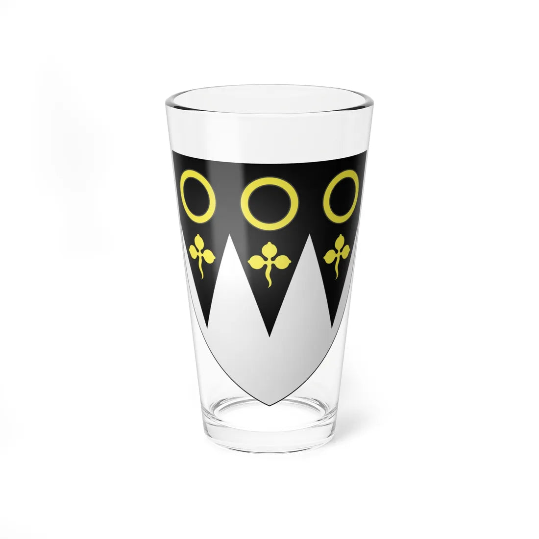 Arms of Young of Insches (Scotland) (Coat of Arms) Pint Glass 16oz 16oz - Go Mug Yourself