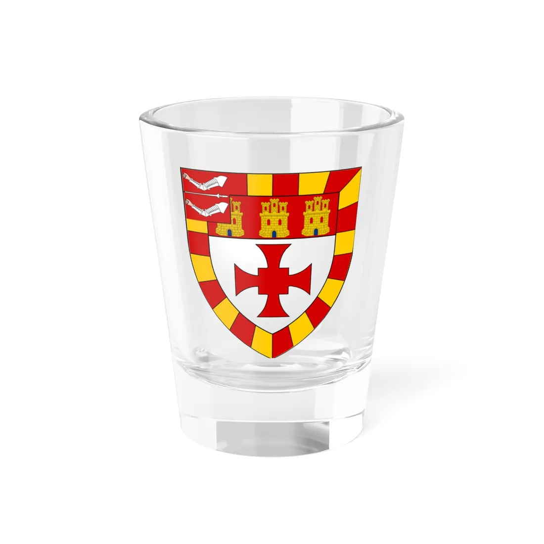 Armstrong College Durham (England) (Coat of Arms) Shot Glass 1.5oz 1.5oz - Go Mug Yourself