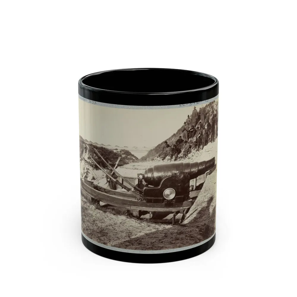 Armstrong Gun In Fort Fisher, N.C. (U.S. Civil War) Black Coffee Mug-11oz-Go Mug Yourself