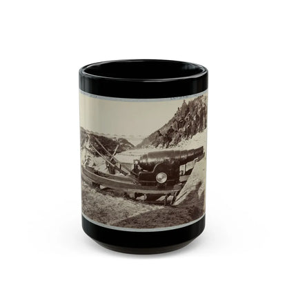 Armstrong Gun In Fort Fisher, N.C. (U.S. Civil War) Black Coffee Mug-15oz-Go Mug Yourself