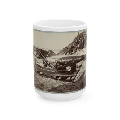 Armstrong Gun In Fort Fisher, N.C. (U.S. Civil War) White Coffee Mug-15oz-Go Mug Yourself