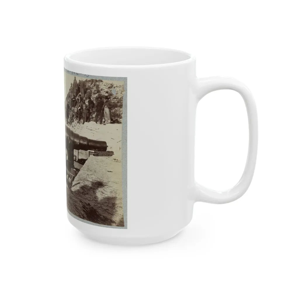 Armstrong Gun In Fort Fisher, N.C. (U.S. Civil War) White Coffee Mug-Go Mug Yourself