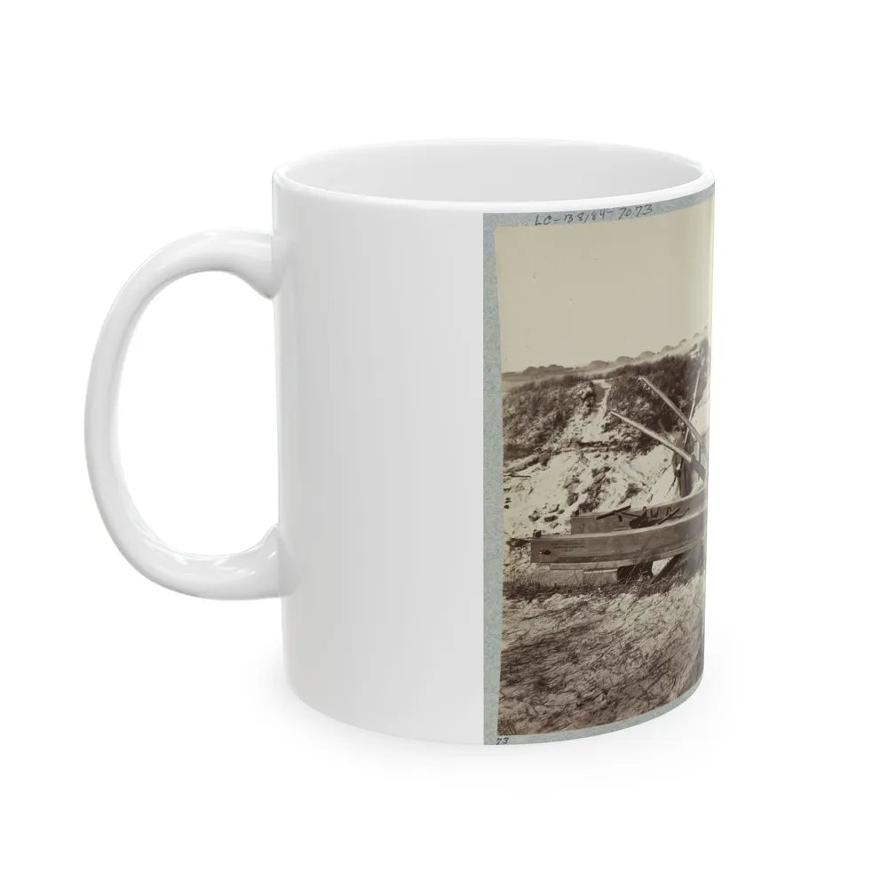 Armstrong Gun In Fort Fisher, N.C. (U.S. Civil War) White Coffee Mug-Go Mug Yourself