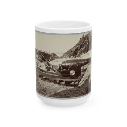 Armstrong Gun In Fort Fisher, N.C. (U.S. Civil War) White Coffee Mug 15oz - Go Mug Yourself