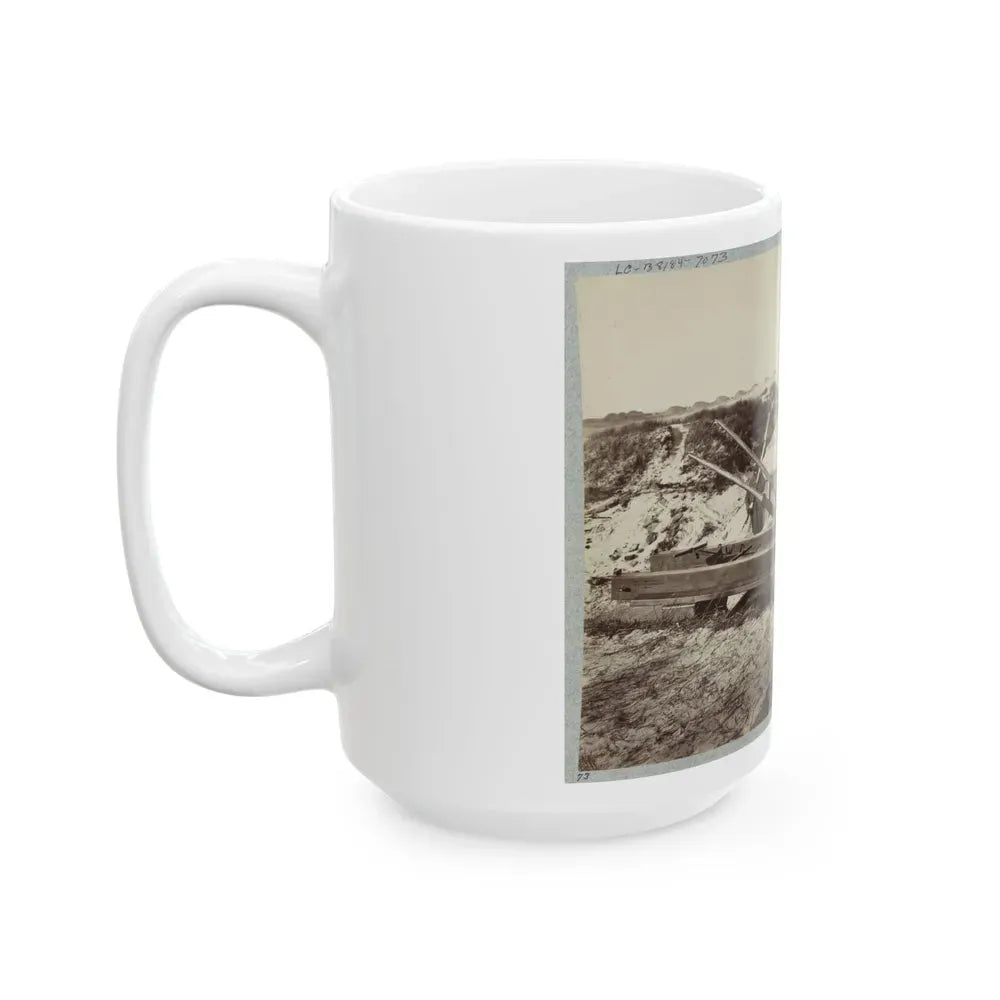 Armstrong Gun In Fort Fisher, N.C. (U.S. Civil War) White Coffee Mug - Go Mug Yourself