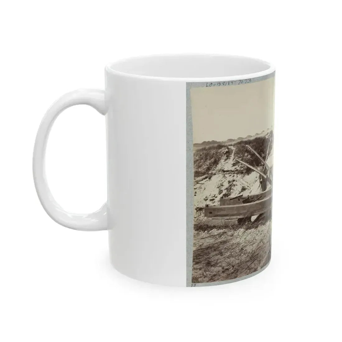 Armstrong Gun In Fort Fisher, N.C. (U.S. Civil War) White Coffee Mug - Go Mug Yourself