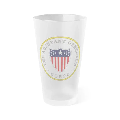 Army Adjutant Generals Corps - Frosted Pint Glass 16oz 16oz Frosted - Go Mug Yourself