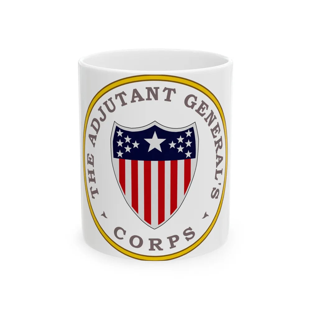 Army Adjutant Generals Corps - White Coffee Mug-11oz-Go Mug Yourself