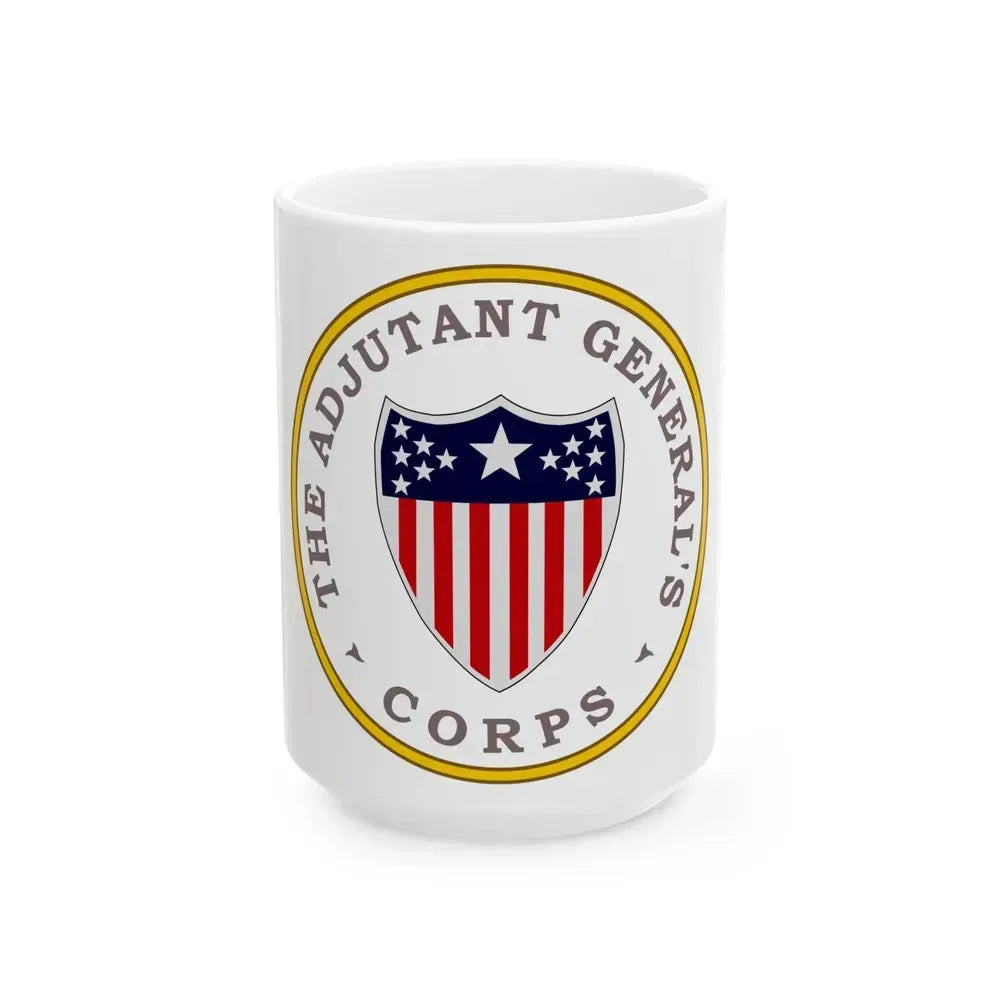 Army Adjutant Generals Corps - White Coffee Mug 15oz - Go Mug Yourself