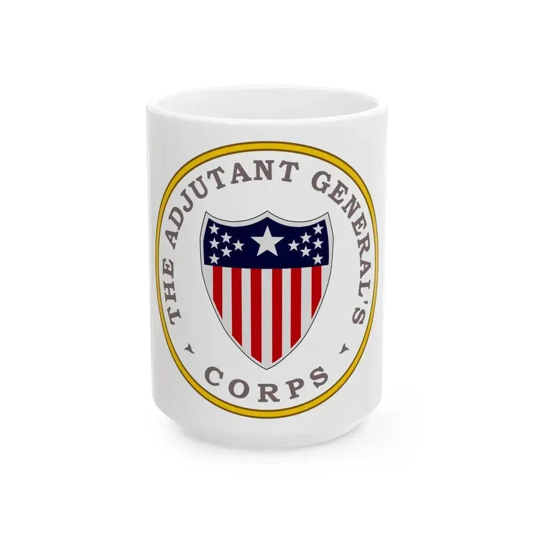 Army Adjutant Generals Corps - White Coffee Mug 15oz - Go Mug Yourself