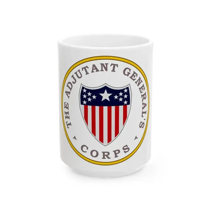 Army Adjutant Generals Corps - White Coffee Mug 15oz - Go Mug Yourself