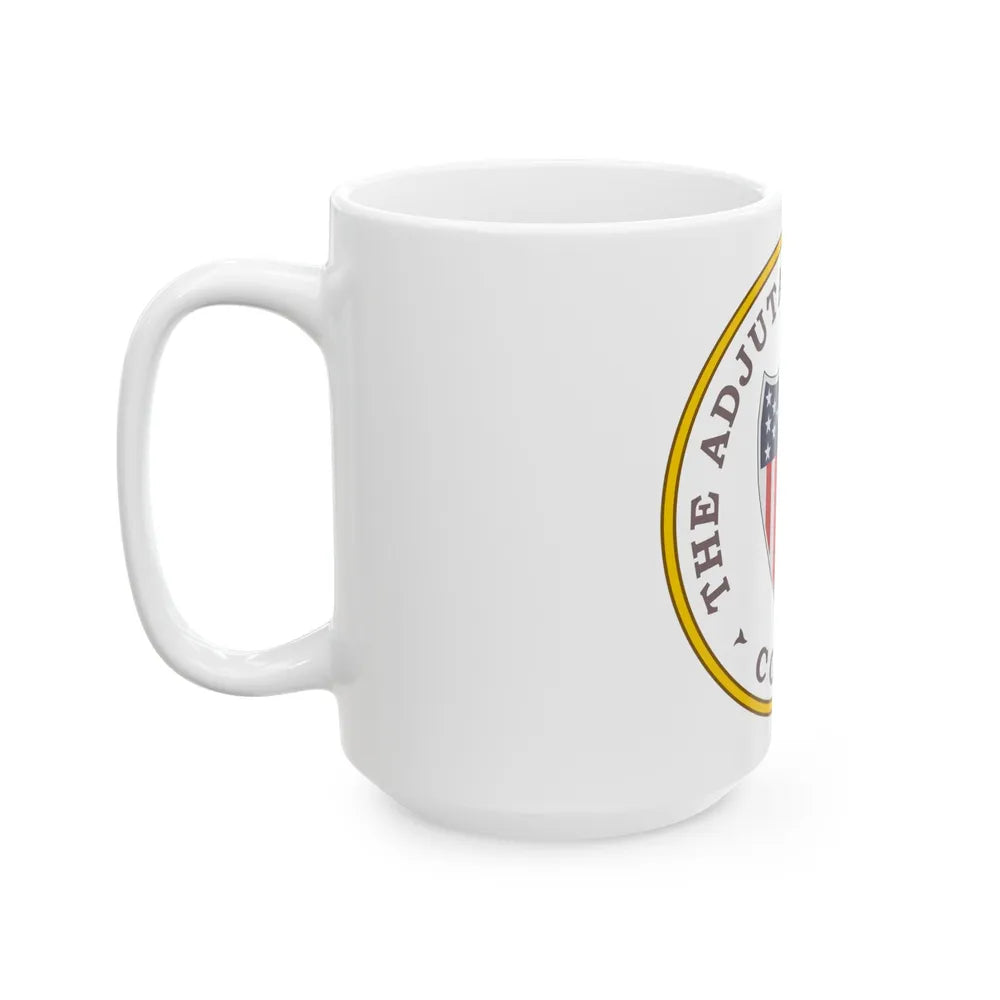 Army Adjutant Generals Corps - White Coffee Mug-Go Mug Yourself