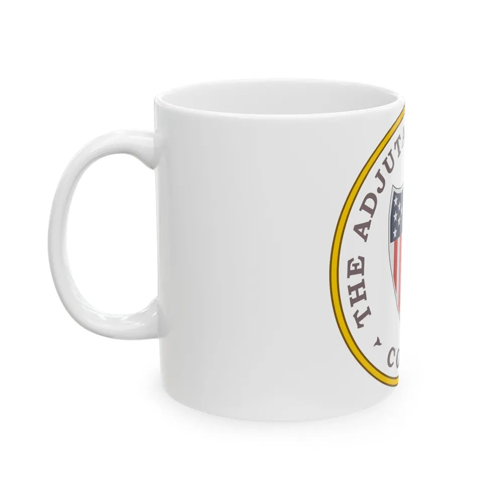 Army Adjutant Generals Corps - White Coffee Mug-Go Mug Yourself