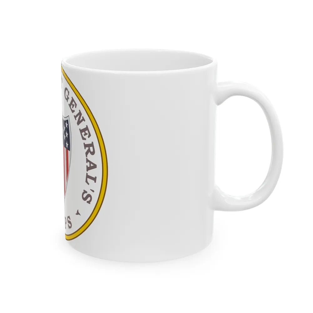 Army Adjutant Generals Corps - White Coffee Mug-Go Mug Yourself