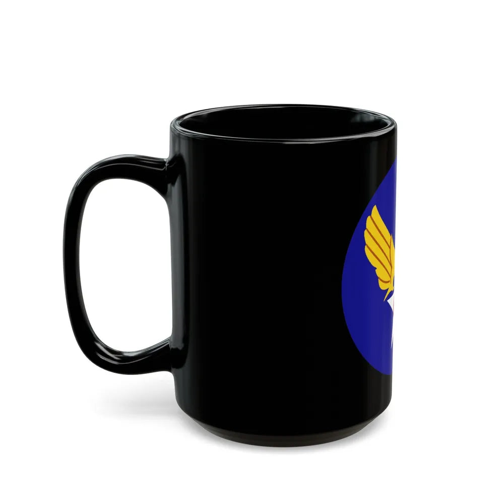 Army Air Forces Historical Insignia (U.S. Air Force) Black Coffee Mug-Go Mug Yourself