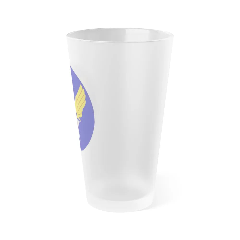 Army Air Forces Historical Insignia (U.S. Air Force) Frosted Pint Glass 16oz-Go Mug Yourself