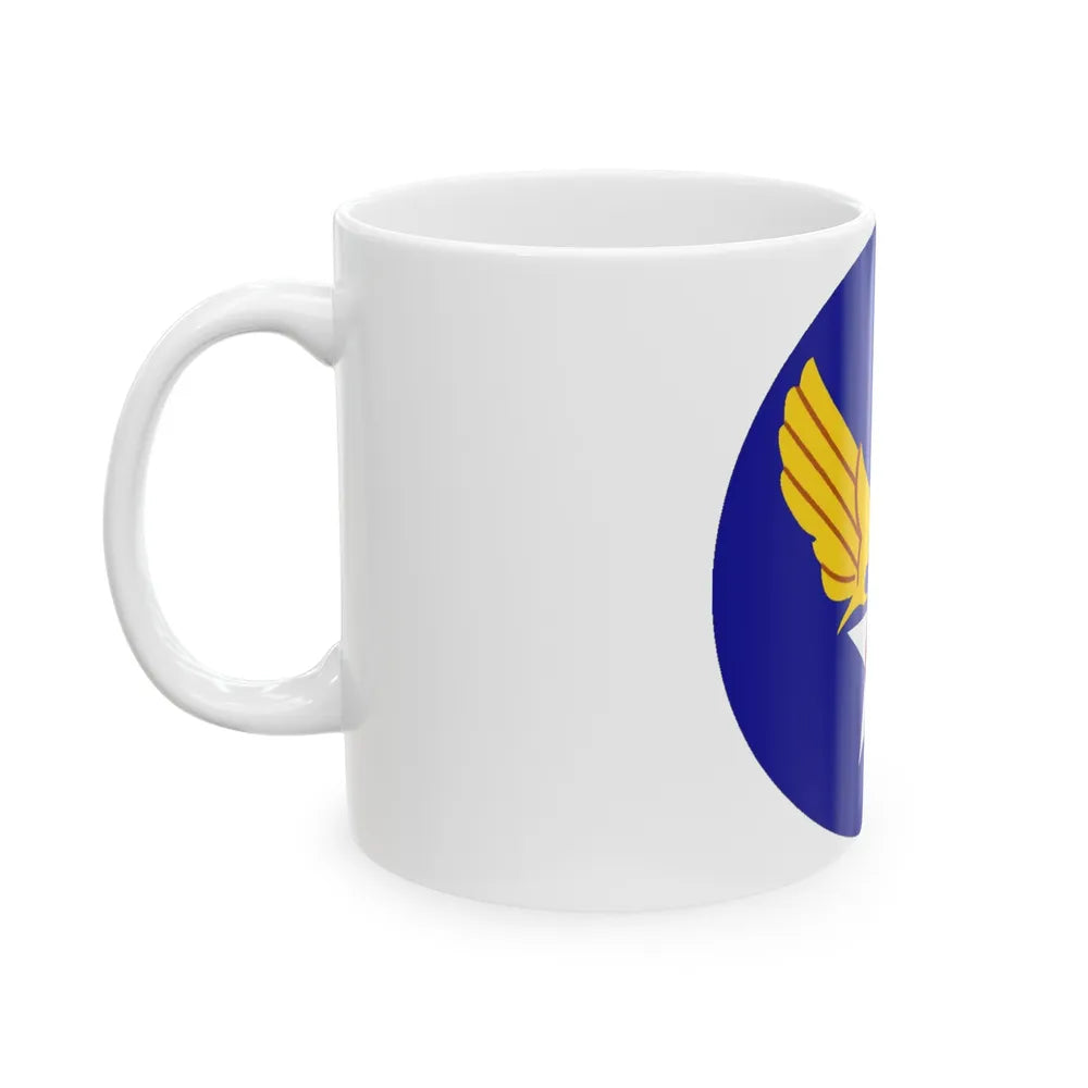 Army Air Forces Historical Insignia (U.S. Air Force) White Coffee Mug-Go Mug Yourself