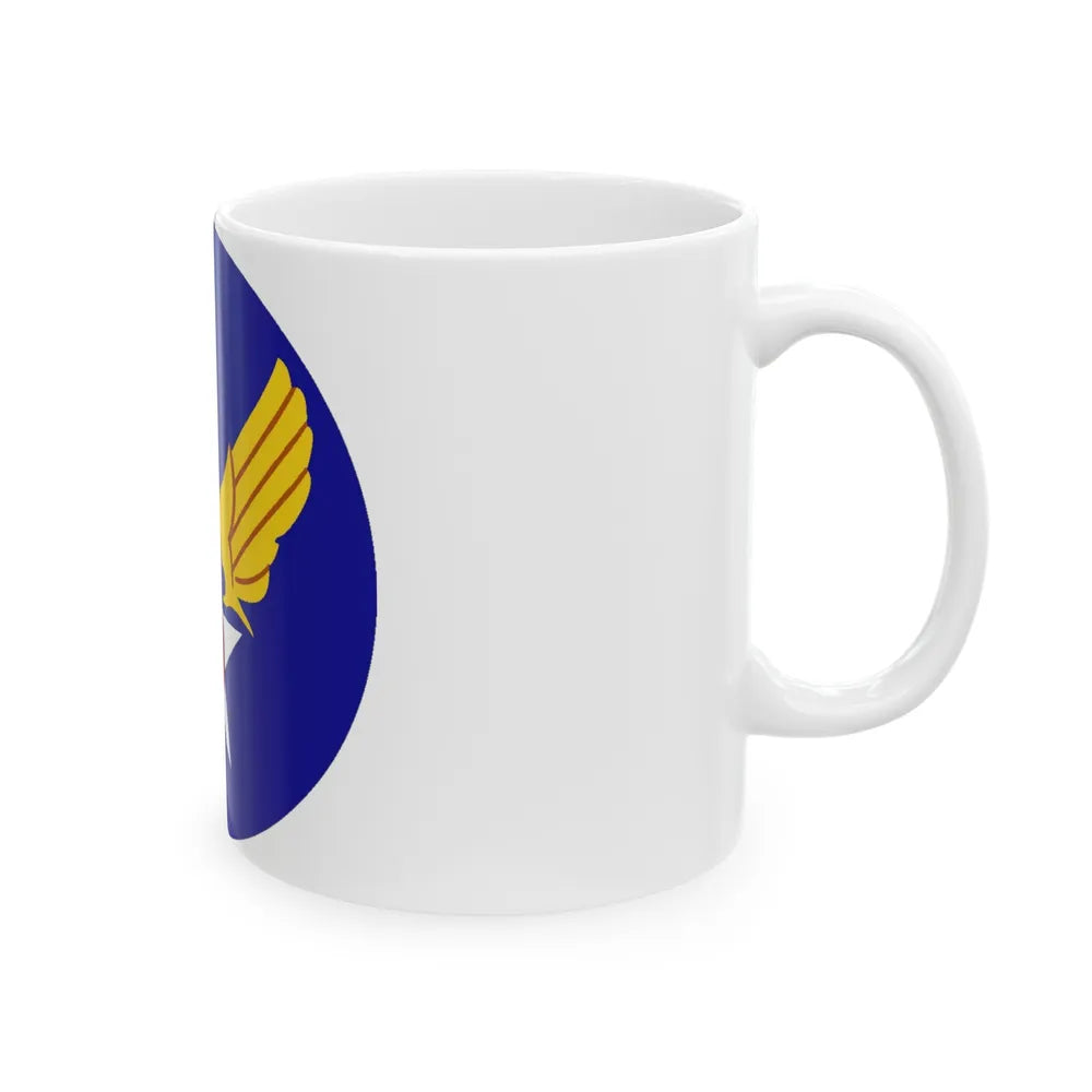 Army Air Forces Historical Insignia (U.S. Air Force) White Coffee Mug-Go Mug Yourself