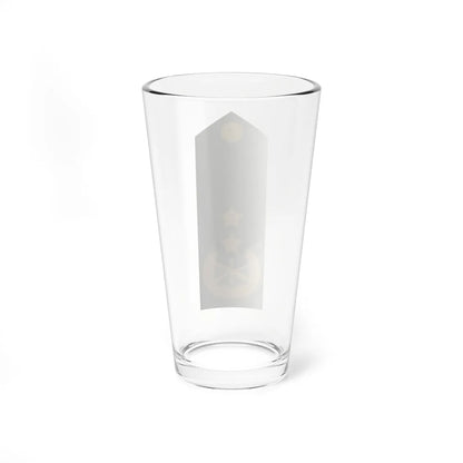 Army ALB  OF 07 (Albania) (Military Rank) Pint Glass 16oz - Go Mug Yourself