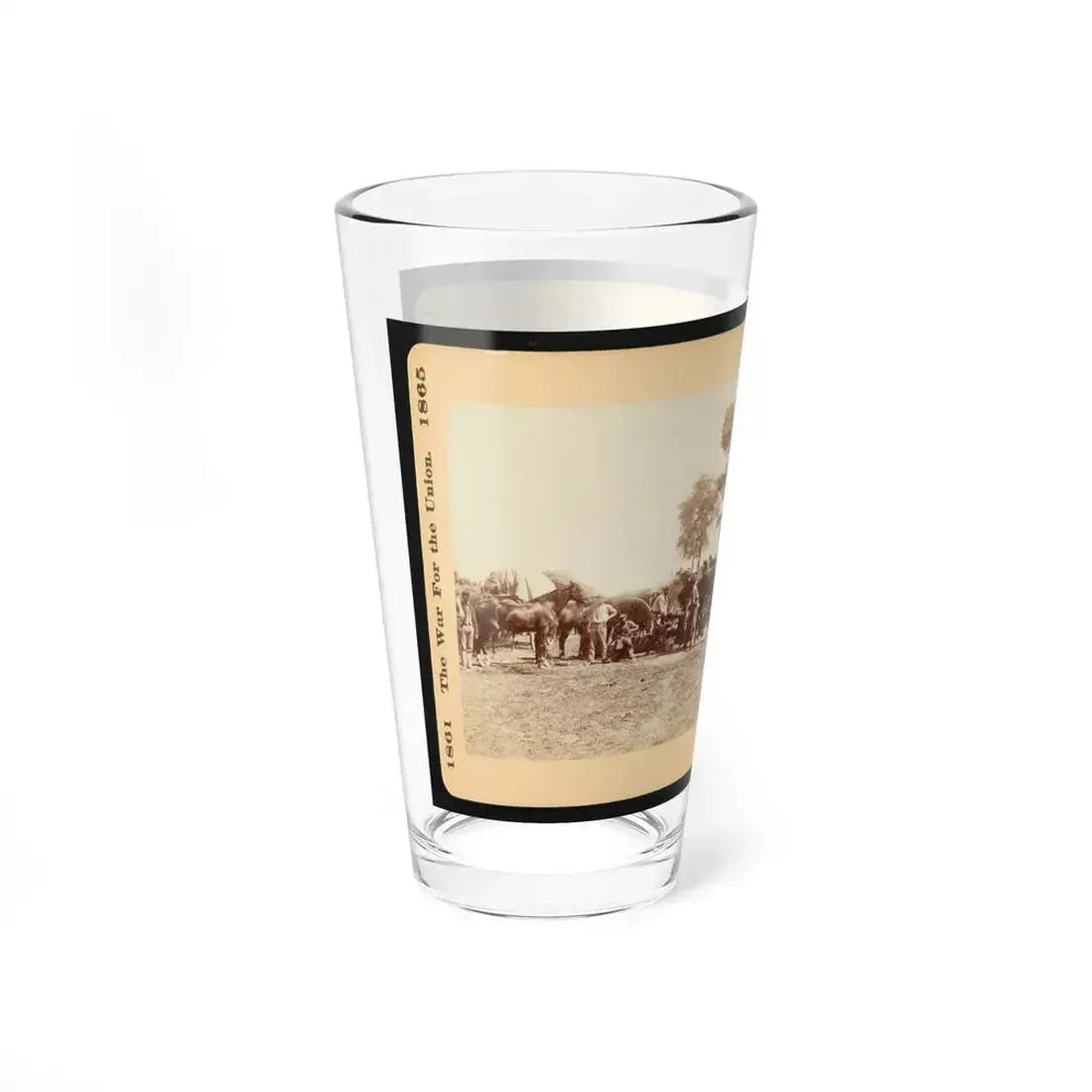 Army Blacksmith And Forge, Antietam, Sept., 1862 (U.S. Civil War) Pint Glass 16oz - Go Mug Yourself