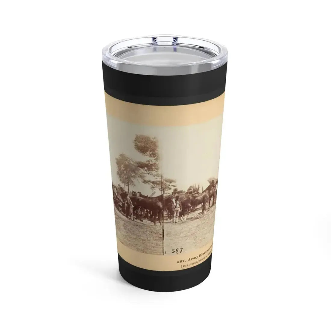 Army Blacksmith And Forge, Antietam, Sept., 1862 (U.S. Civil War) Tumbler 20oz 20oz - Go Mug Yourself