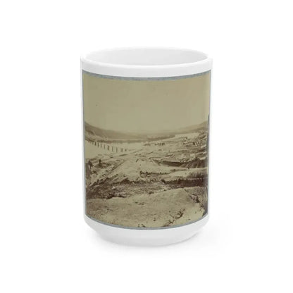 Army Bridge, Chattanooga, 1864(2) (U.S. Civil War) White Coffee Mug 15oz - Go Mug Yourself