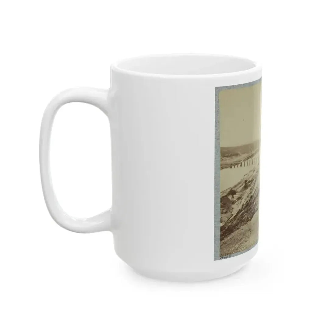 Army Bridge, Chattanooga, 1864(2) (U.S. Civil War) White Coffee Mug - Go Mug Yourself