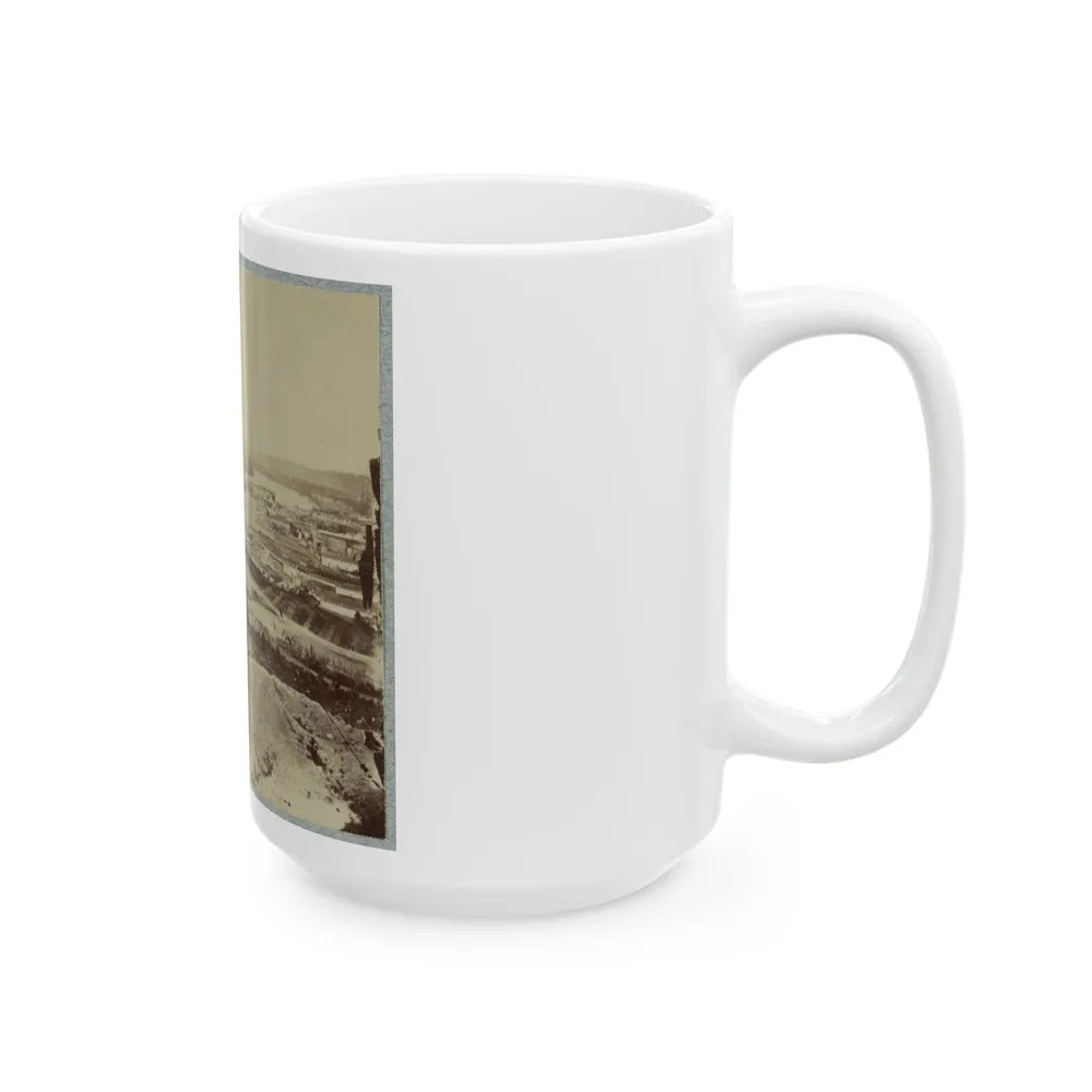 Army Bridge, Chattanooga, 1864(2) (U.S. Civil War) White Coffee Mug-Go Mug Yourself