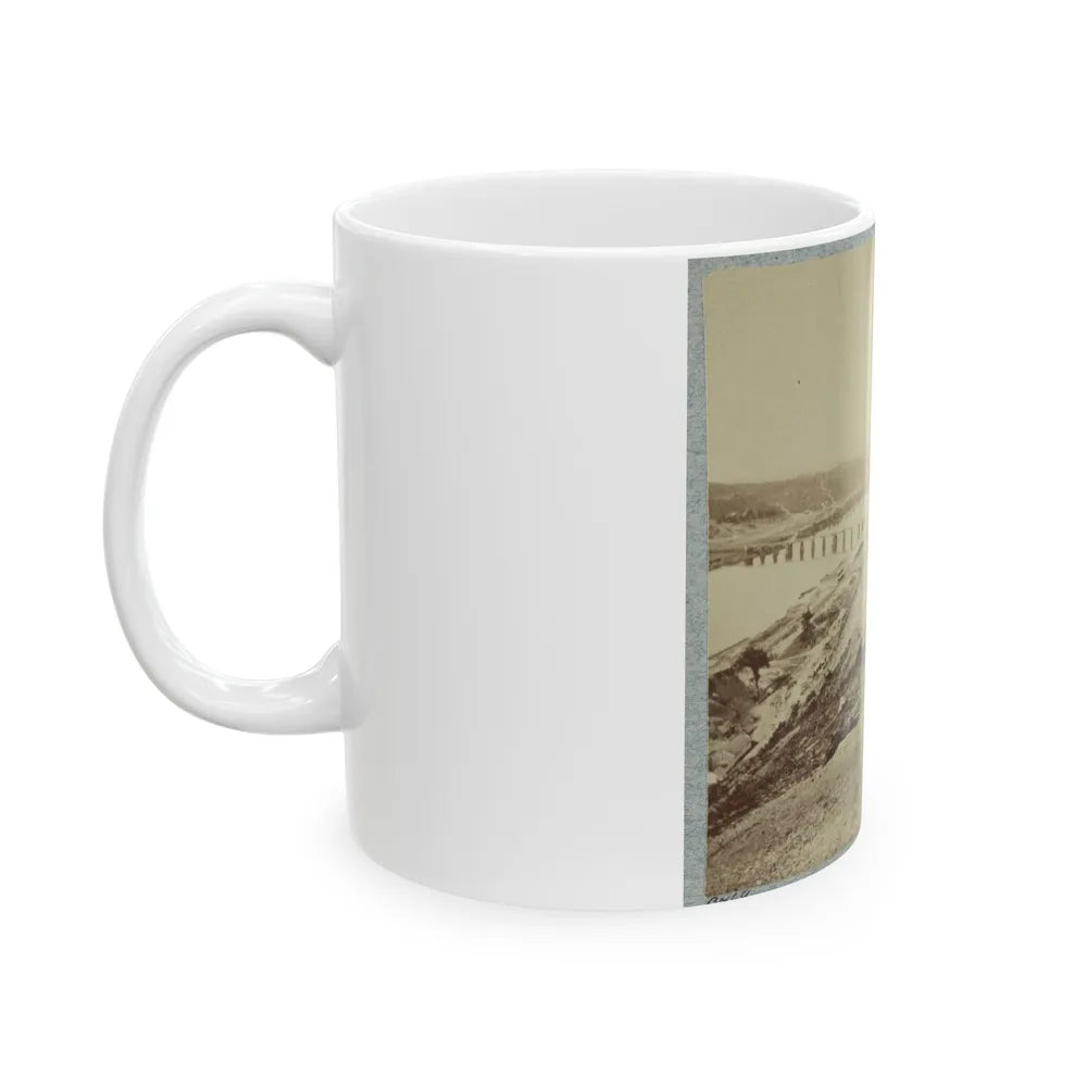 Army Bridge, Chattanooga, 1864(2) (U.S. Civil War) White Coffee Mug-Go Mug Yourself