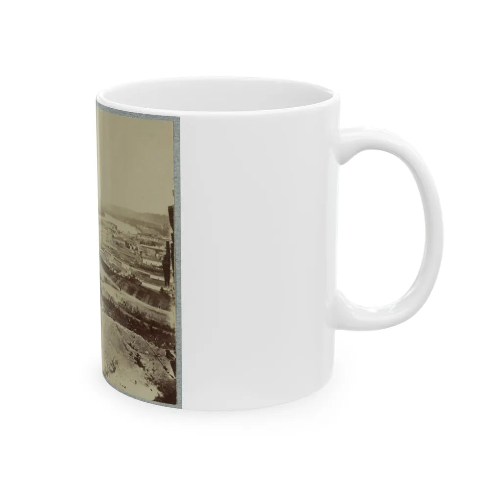 Army Bridge, Chattanooga, 1864(2) (U.S. Civil War) White Coffee Mug-Go Mug Yourself