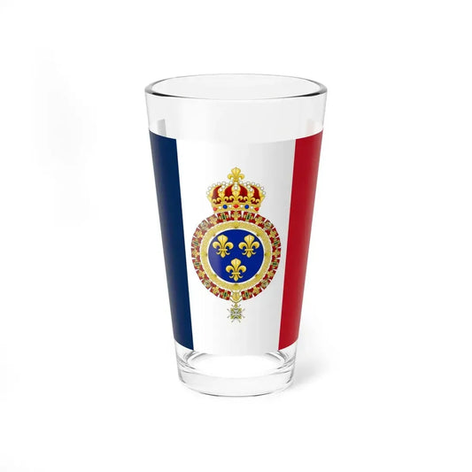 Army flag of France during the Bourbon Restoration (France) Pint Glass 16oz 16oz - Go Mug Yourself