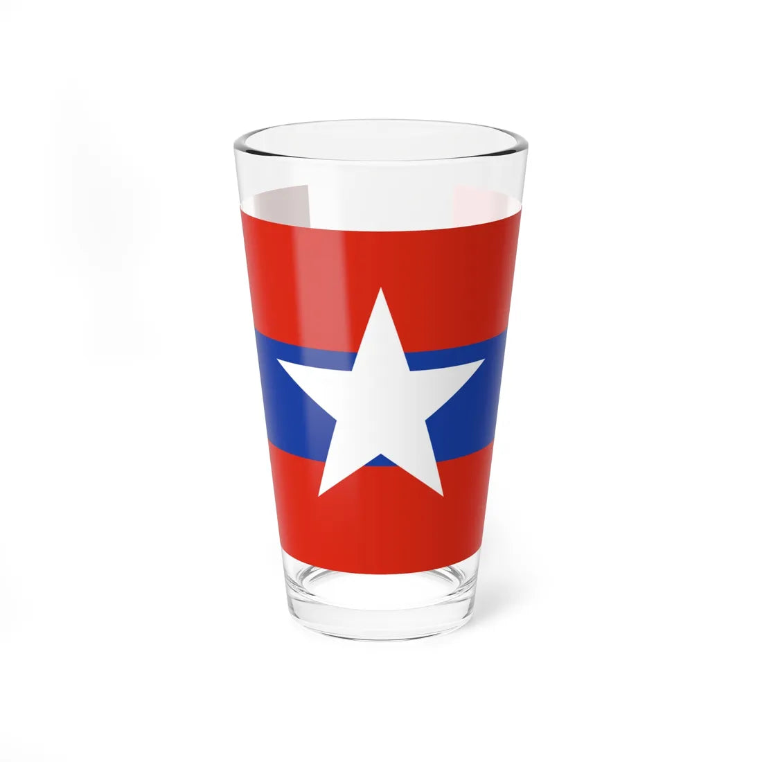 Army Flag of Myanmar (Myanmar) Pint Glass 16oz 16oz - Go Mug Yourself