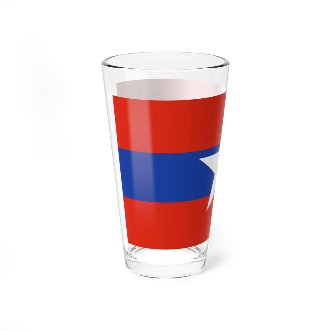 Army Flag of Myanmar (Myanmar) Pint Glass 16oz - Go Mug Yourself