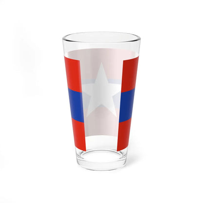 Army Flag of Myanmar (Myanmar) Pint Glass 16oz - Go Mug Yourself
