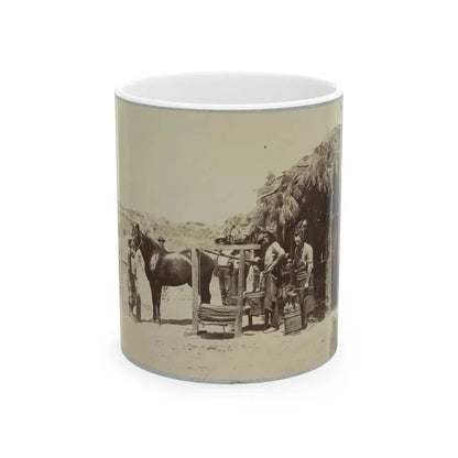 Army Forge In Front Of Petersburg, Va. (U.S. Civil War) White Coffee Mug 11oz - Go Mug Yourself