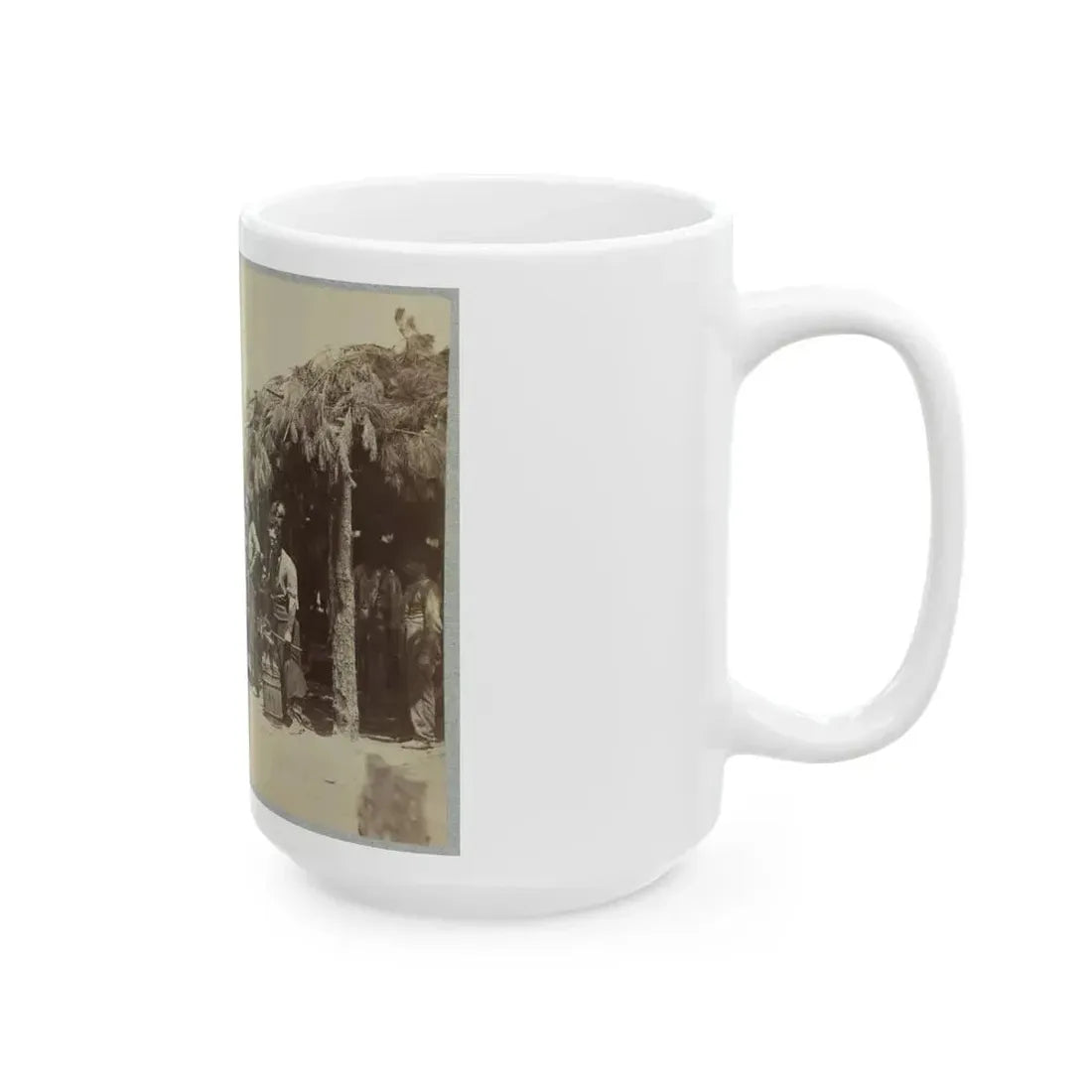 Army Forge In Front Of Petersburg, Va. (U.S. Civil War) White Coffee Mug - Go Mug Yourself