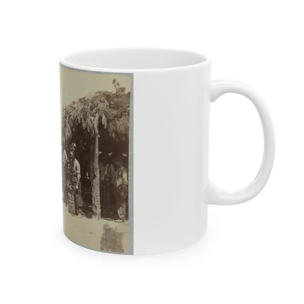 Army Forge In Front Of Petersburg, Va. (U.S. Civil War) White Coffee Mug - Go Mug Yourself