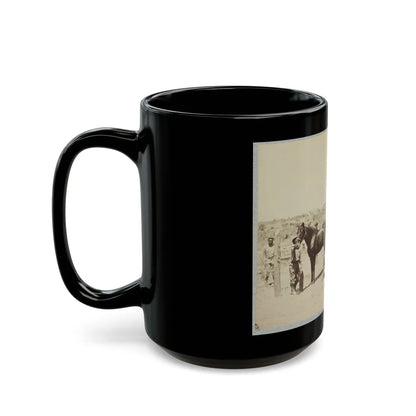 Army Forge In Front Of Petersburg, Va. (U.S. Civil War) Black Coffee Mug-Go Mug Yourself