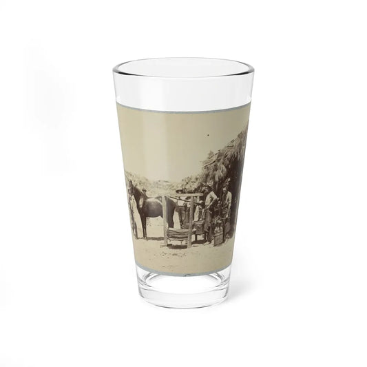 Army Forge In Front Of Petersburg, Va. (U.S. Civil War) Pint Glass 16oz-16oz-Go Mug Yourself