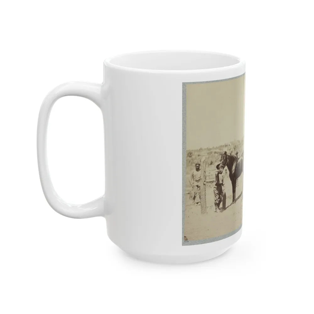 Army Forge In Front Of Petersburg, Va. (U.S. Civil War) White Coffee Mug-Go Mug Yourself