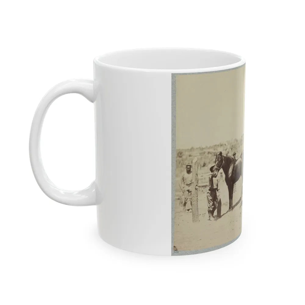 Army Forge In Front Of Petersburg, Va. (U.S. Civil War) White Coffee Mug-Go Mug Yourself