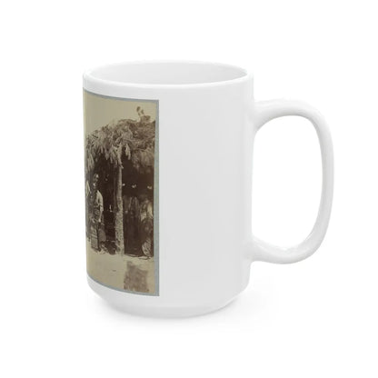 Army Forge In Front Of Petersburg, Va. (U.S. Civil War) White Coffee Mug-Go Mug Yourself