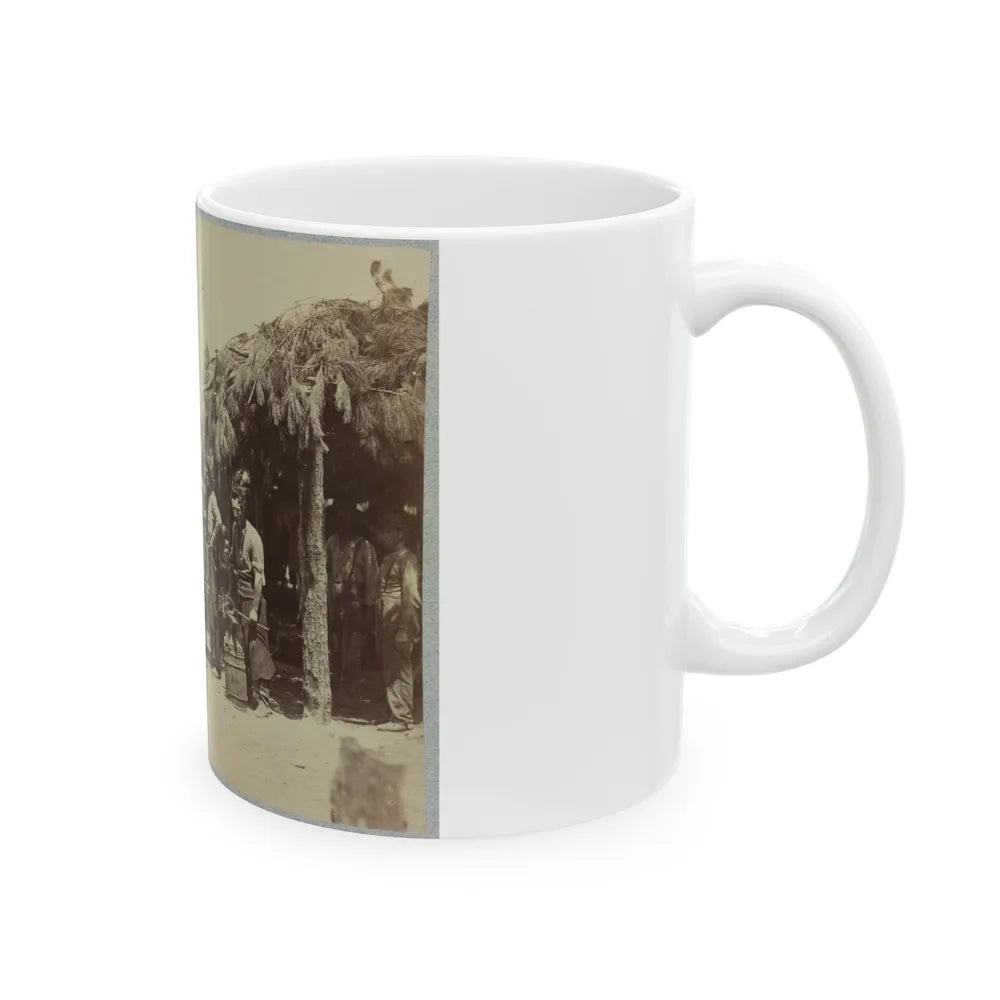 Army Forge In Front Of Petersburg, Va. (U.S. Civil War) White Coffee Mug-Go Mug Yourself