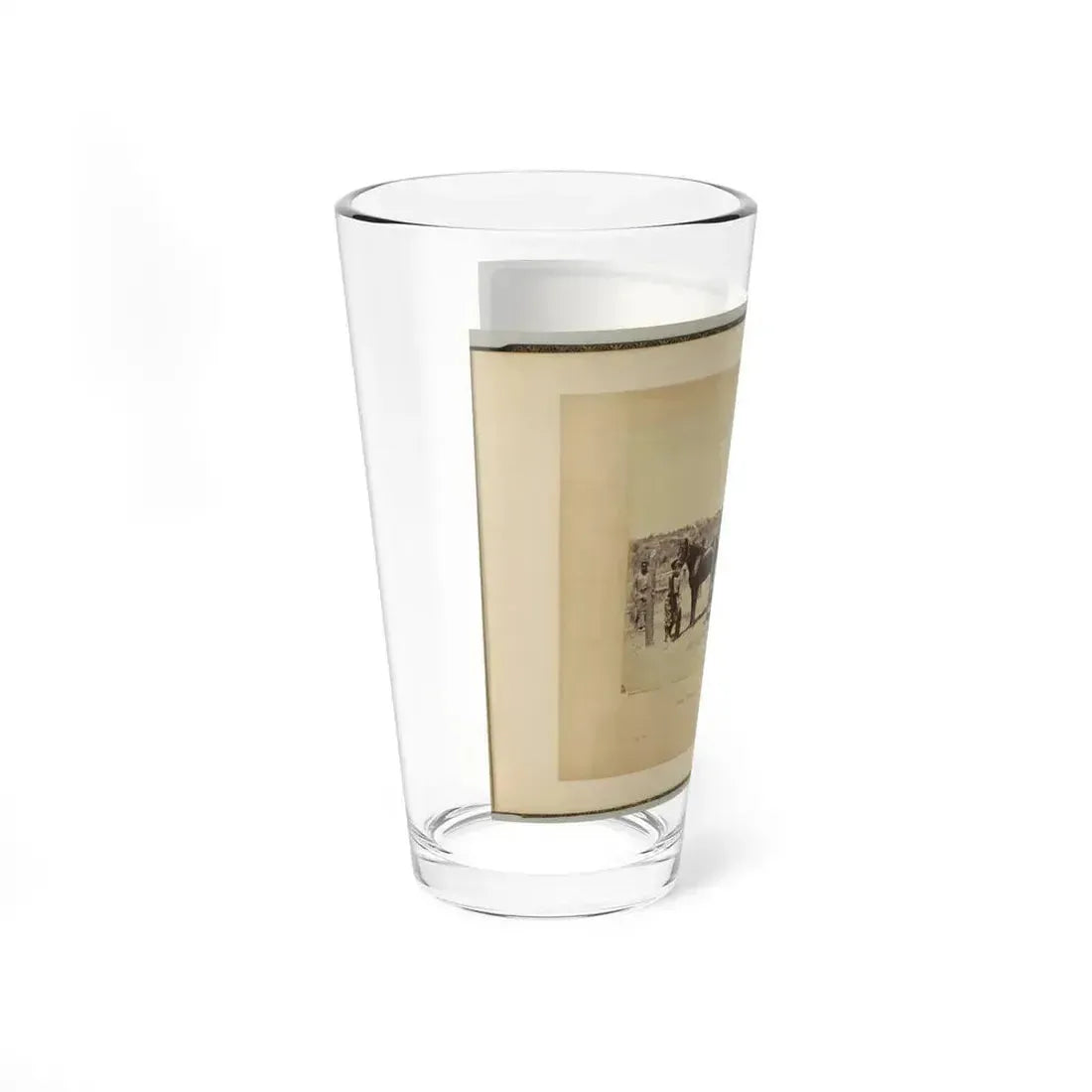 Army Forge Scene, In Front Of Petersburg (U.S. Civil War) Pint Glass 16oz - Go Mug Yourself