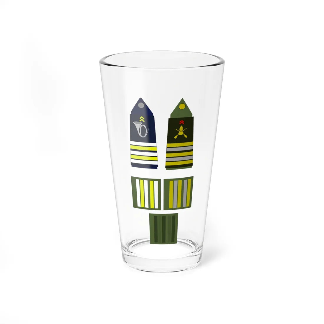 Army FRA OF 04 alt (Military Rank) Pint Glass 16oz 16oz - Go Mug Yourself