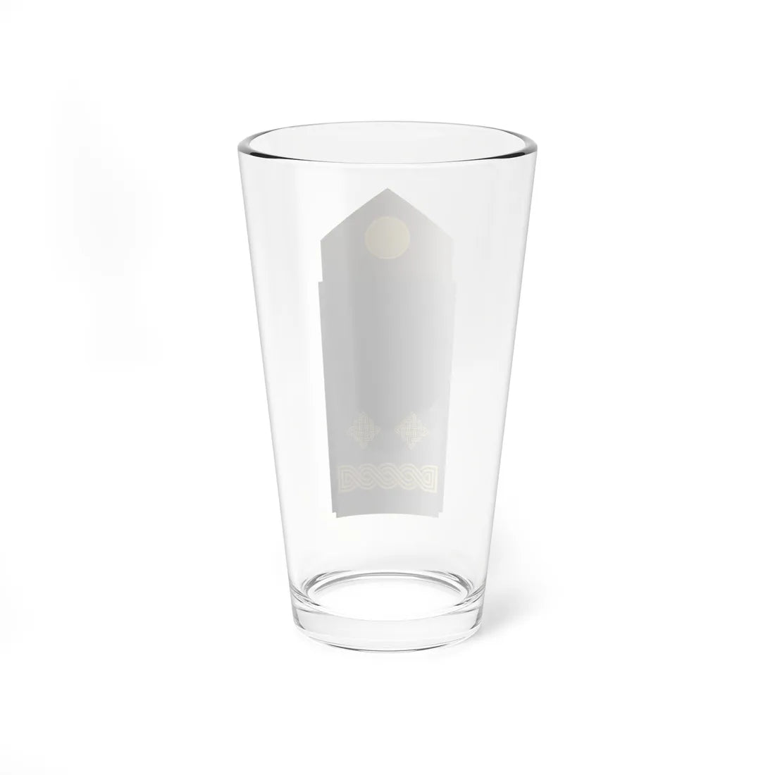 Army HRV OF 01a (Croatia) (Military Rank) Pint Glass 16oz - Go Mug Yourself