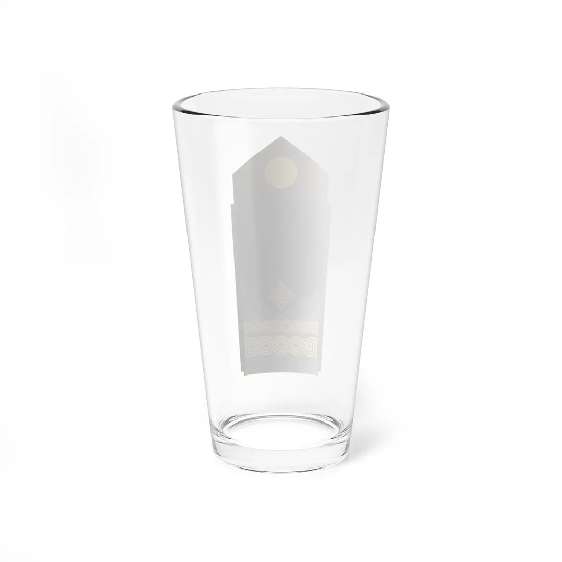 Army HRV OF 03 (Croatia) (Military Rank) Pint Glass 16oz - Go Mug Yourself