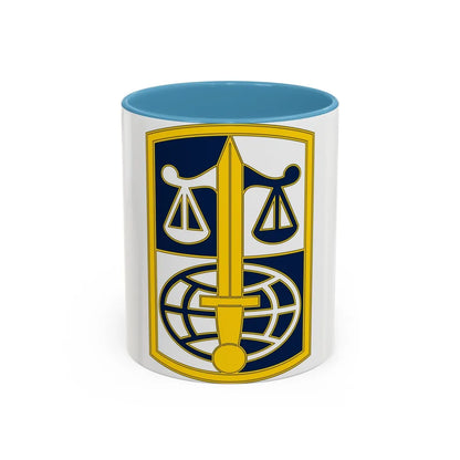 ARMY LEGAL SERVICES AGENCY (U.S. Army) Accent Coffee Mug-11oz-Light Blue-Go Mug Yourself